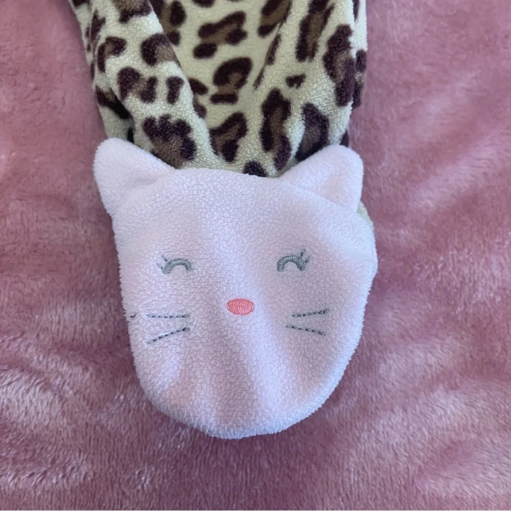 Carters Leopard Print Baby Footie Pajamas - Size 0-3M